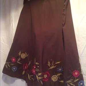 JJill cotton skirt